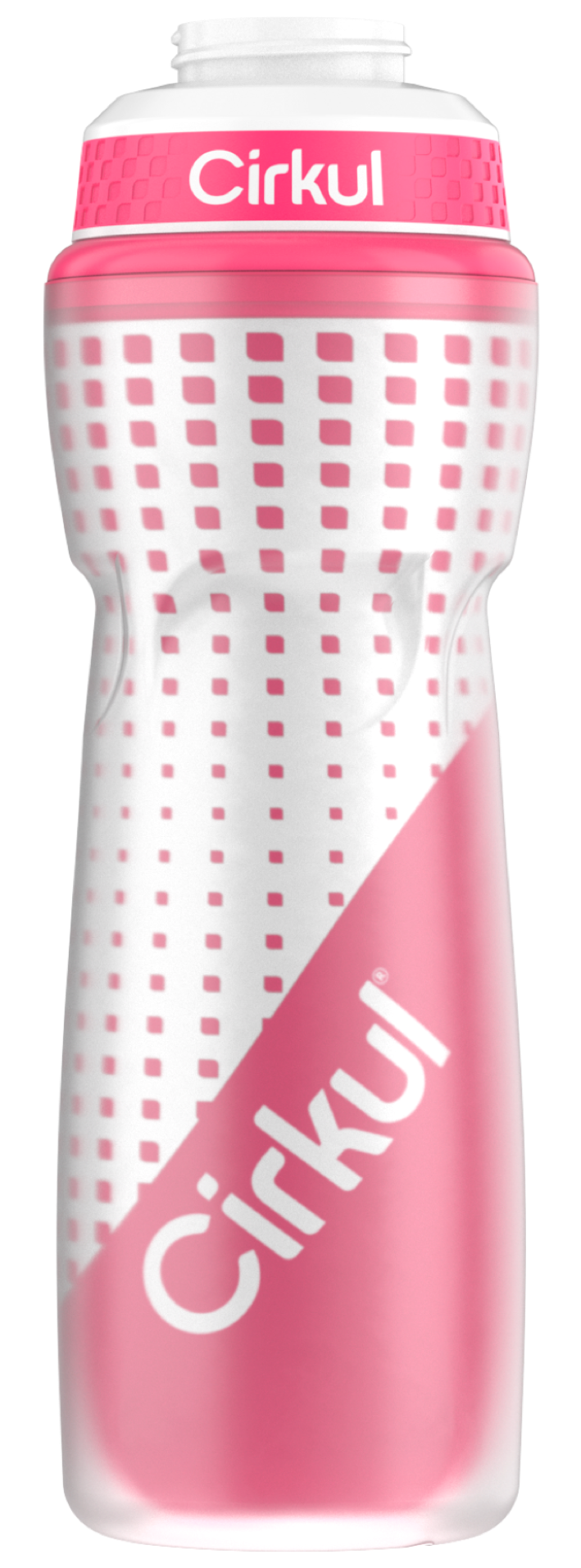 22oz. Insulated Squeeze Plastic Bottle & Sport Lid D9LY2T